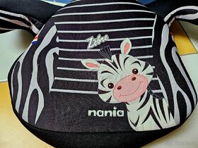 NANIA Dream+ podsedák (15-36 kg) Zebra

 - 6