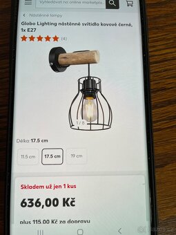 Lustr Stojanová lampa nástěnné lampy - 6