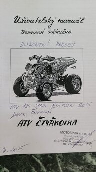 Čtyřkolka ATV 125 4t - 6
