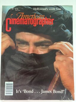Set vintage filmového časopisu Cinematographer z osmdesátek - 6