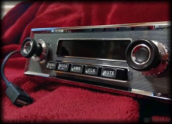 Veteránské retro autorádio NOVÉ, BT+USB MP3+RDS - 6