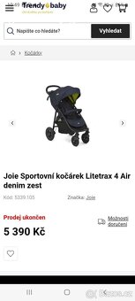 Kočárek Joie litetrax 4 air - 6