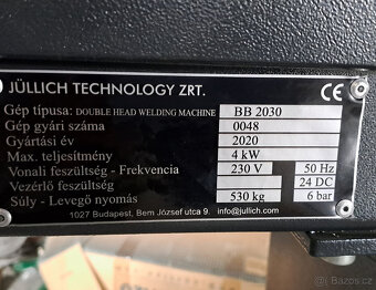 Svářečka na plastové profily Jullich Technologies JTG BB2030 - 6