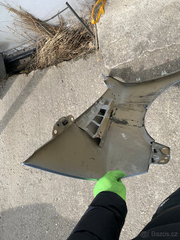 predni blatnik skoda octavia II 2 pravy stribrny - 6