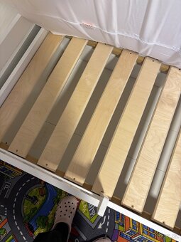 Dětská postel se zásuvkou, bílá , 160x80 cm - 6