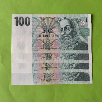 Prodám Bankovky 20 Kč 100 Kč 200 Kč - 6