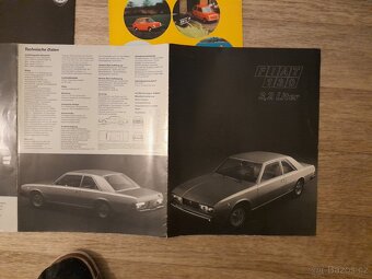 Prospekty Fiat a Lancia 70. a 80. leta historické - 6