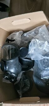 Plynová maska CM5 vojenská hasiči policie samopal - 6