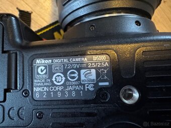 📷 Nikon D5000 + 2 objektivy + brašny - 6