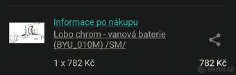Prodám úplně novou vanovou baterii - 6