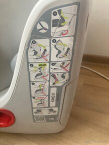 Autosedačka Britax Romer king II. 9-18kg / pasy - 6