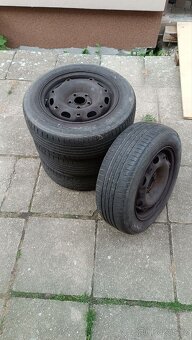 Škoda fabia l, ocelové disky + pneumatiky - 6