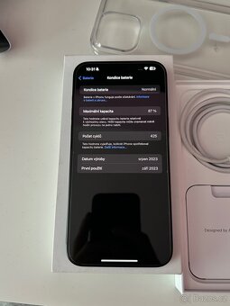 iPhone 15 Pro Max 256GB, modrý, v záruce - 6