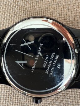 Pánské hodinky Armani Exchange Hampton černé + náramek - 6