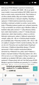 Kočárek pro panenky DeCuevas SKY 2020 - 6