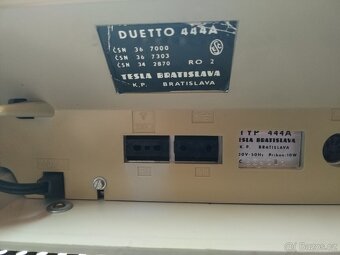 Stolní rádio TESLA DUETTO - 6