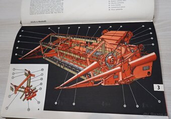 Kombajn SK-3, SK-4 SKLÍZECÍ MLÁTIČKA, CCCP, ROK 1964 - 6