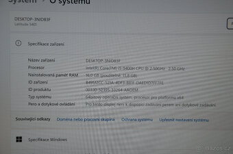 Dell Latitude 5401 i5/16GB/SSD 256GB/záruky - 6