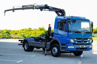 MERCEDES 1218 NOVÝ HÁKOVÝ NOSIČ KONTEJNERŮ HYDRAULICKÁ RUKA - 6