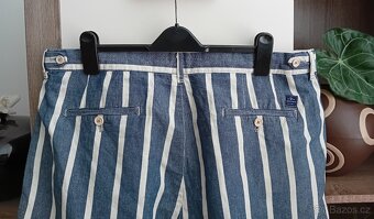 Zara pánské šortky vel. L/XL bavlna + len - 6