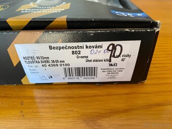 Bezpečnostní kování bez krytu vložky, Rostex 802 - 6