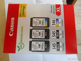 Canon 2xPG-545XL + CL-546XL .. náplně - 6