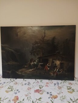 Obraz ,Biedermeier ,F.Gauermann? - 6
