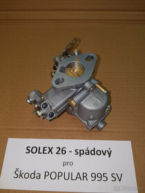 Karburátor Solex 26 po repasi - Škoda Popular, Rapid, Walter - 6