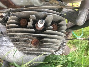 Jawa 350/354 kývačka rám + motor na otevřené sání - 6