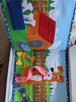 Quiet book - interaktivní kniha - 6