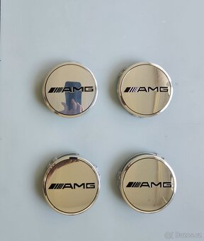 Středové krytky kol Mercedes, 75 mm - 6