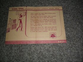 reklama - různé, Rott "Prodavač za pultem" 1946, TYP... - 6