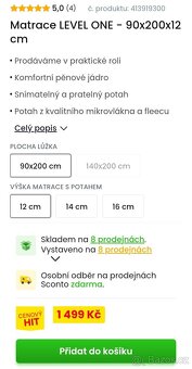 Dětská postel s matrací - 6