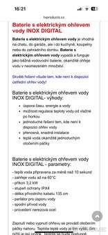 Baterie s elektrickým ohřevem vody - 6