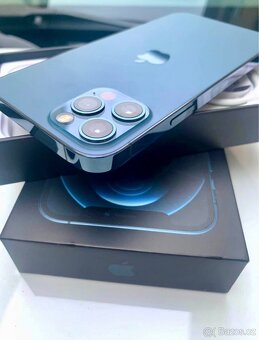 iPhone 12 Pro Pacific Blue BATERIE 100% TOP - 6