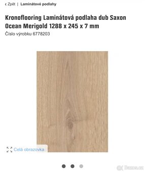Podlaha laminátová dub Saxon ocean merigold - 6