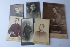 Staré kabinetní fotografie, kabinetky, móda, vojáci, děti... - 6