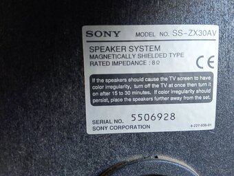 Top reprosoustava Sony. - 6