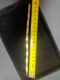 Zlatý opuncovaný náramek 585/1000, 6,71 g - 6