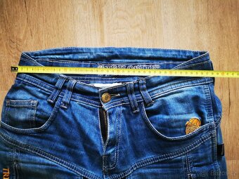Dámské Trilobite vel. 28 LONG moto kalhoty jeans džíny - 6