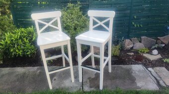 2x barové židle IKEA Ingolf - 6