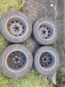 4x zimní kola plech 5x110, 195/65 R15 - 6