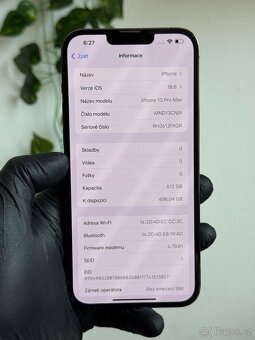 iPhone 13 Pro Max 512GB zelený - DPH - 6