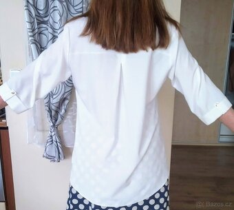 Bílá halenka jako nová, Marguerite by mako, 48 - 6