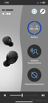 Bluetooth sluchátka špunty Panasonic - 6