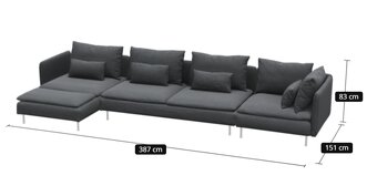 Modulová pohovka IKEA SÖDERHAMN ( ještě 5 let záruka) - 6