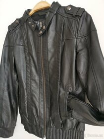 Kožená dámská bunda zn. MANGO - 6