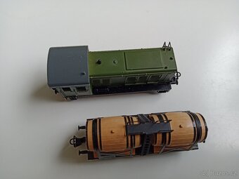 TT, motorová loko Y50 a vůz na přepravu vína, SNCF, BTTB - 6