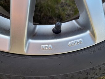 ALU KOLA ŠKODA/VW 16" 5x112 ET50 , PNEU LETNÍ 9MM - 6