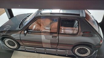 2x Norev 1/18 Peugeot 205 GTi šedá grafit limit 300 ks / bíl - 6